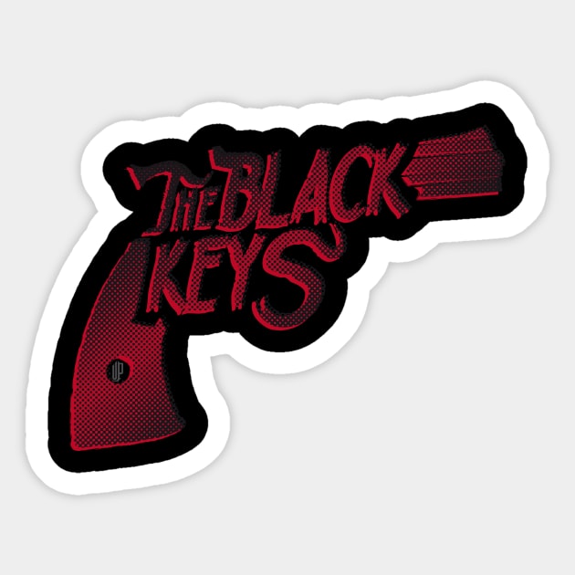 the Black Keys Sticker by Up_Design